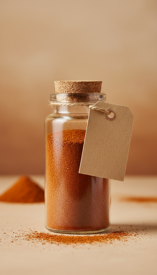 Smoked paprika blend in glass jar