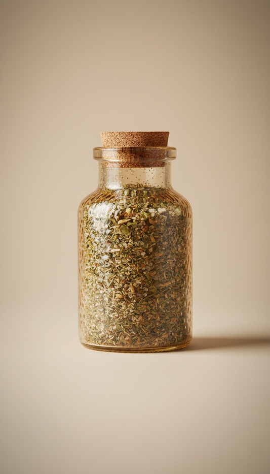 Mediterranean Herb Salt Jar